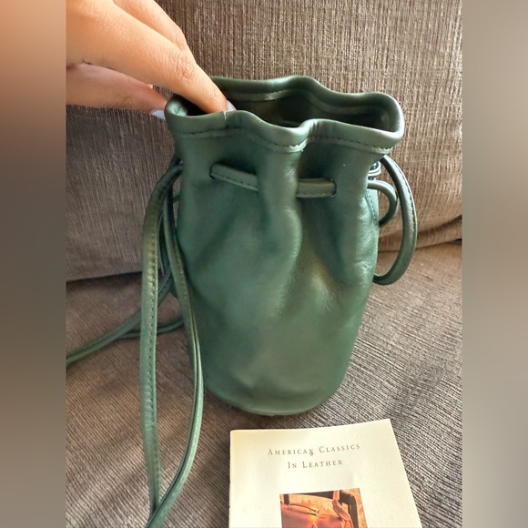 RARE Vintage Coach Littleton Drawstring Mini (NWT and booklet) - Bottle Green! - Picture 11 of 14